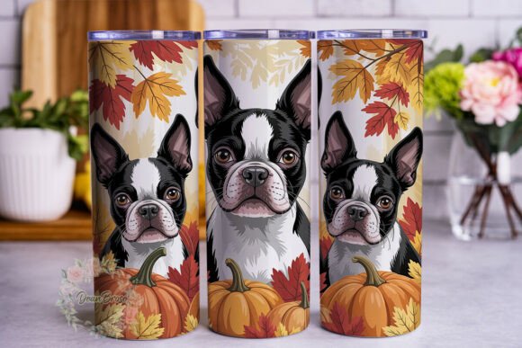 Autumn Dogs Pumpkins 20oz Tumbler Wrap Review