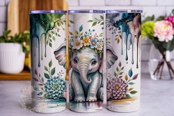 Baby Elephant Teal Floral: A Designer's Review