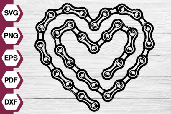 Bicycle Chain Heart SVG EP601: A Designer's Review