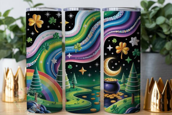 Celestial Clovers 20oz Tumbler Wrap