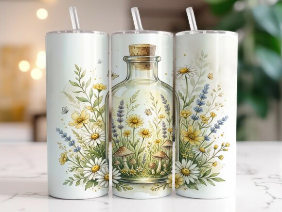 Cottagecore Fairy Garden Bottle Tumbler: A Designer's Review