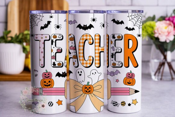 Halloween Teacher 20oz Tumbler Wrap: A Designer's Review