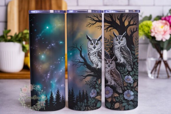 Mystical Forest Owl 20oz Tumbler Wrap Review