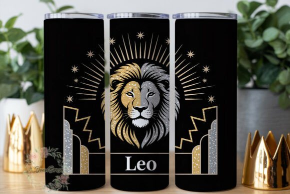 Review: Leo Zodiac Glitter 20oz Tumbler Wrap Design