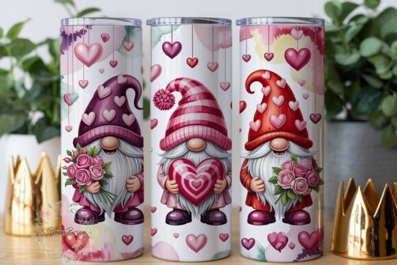 Review: Valentine Gnomes Hearts 20oz Tumbler Design