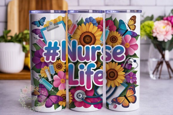 Review: Vibrant Nurse Life 20oz Tumbler Wrap for Crafters