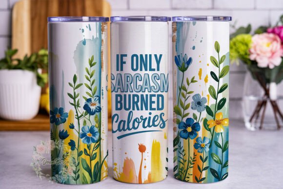 Sarcasm Calories 20oz Tumbler Wrap: A Designer's Review