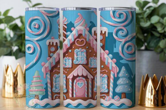 Sweet Gingerbread House 20oz Tumbler Design Review